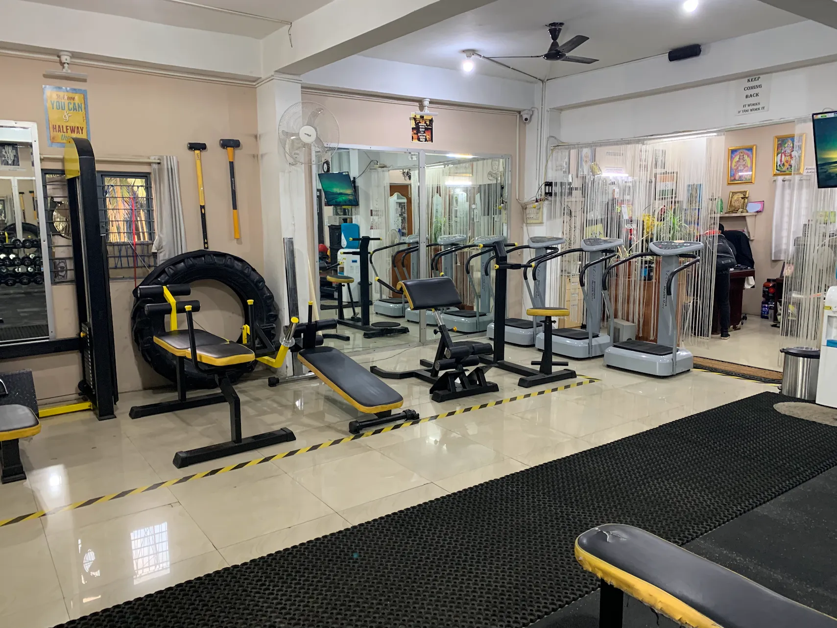 Qute Fitness Center gym in MS Palya Bengaluru