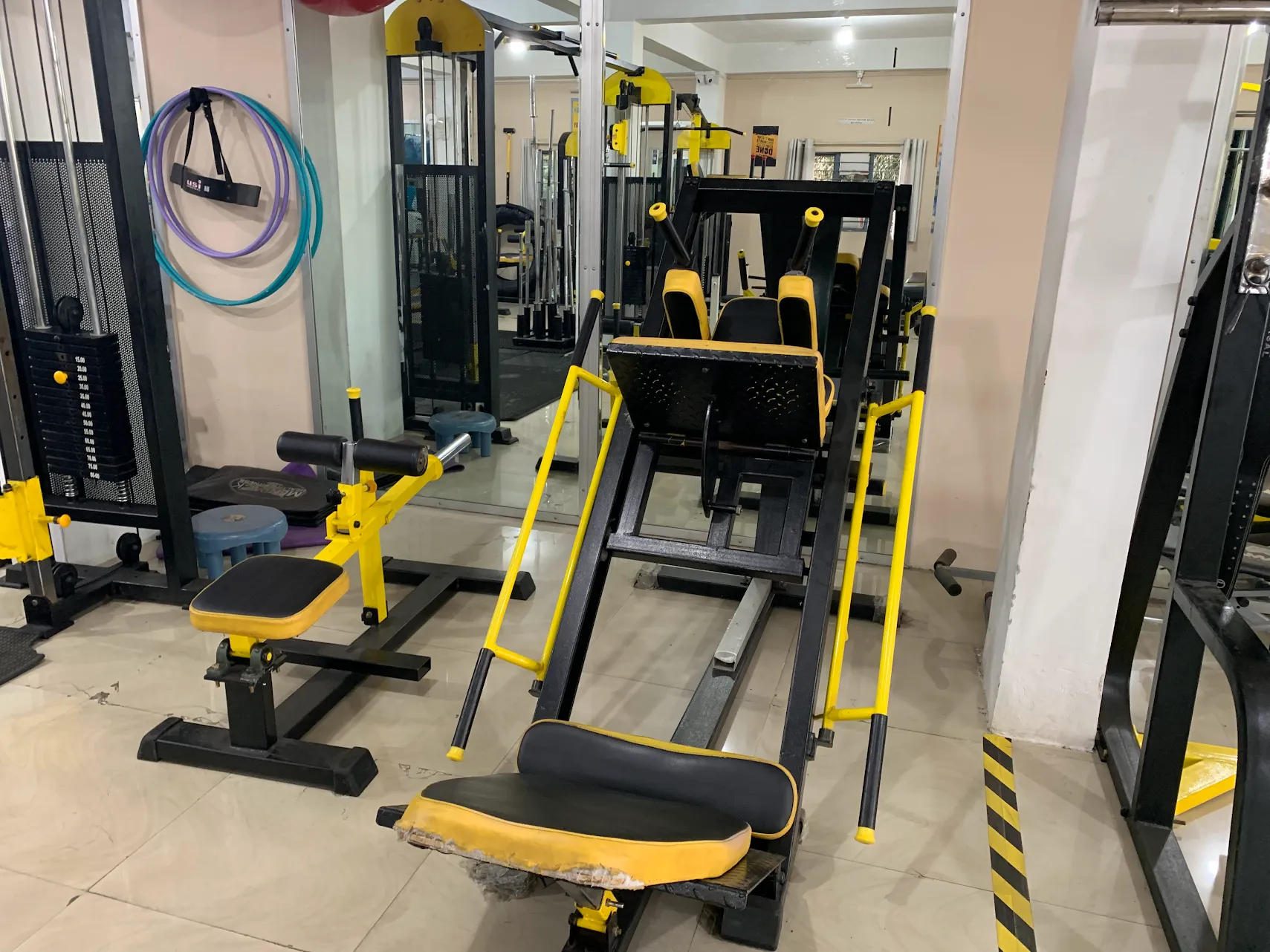 Qute Fitness Center training area Bengaluru